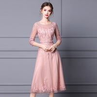 Beaded Embroidery Medium Length Formal Occasion Dress Skirt™