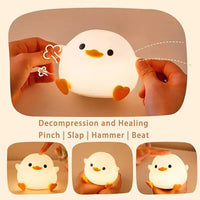 Cute Duck Night Light Lamp