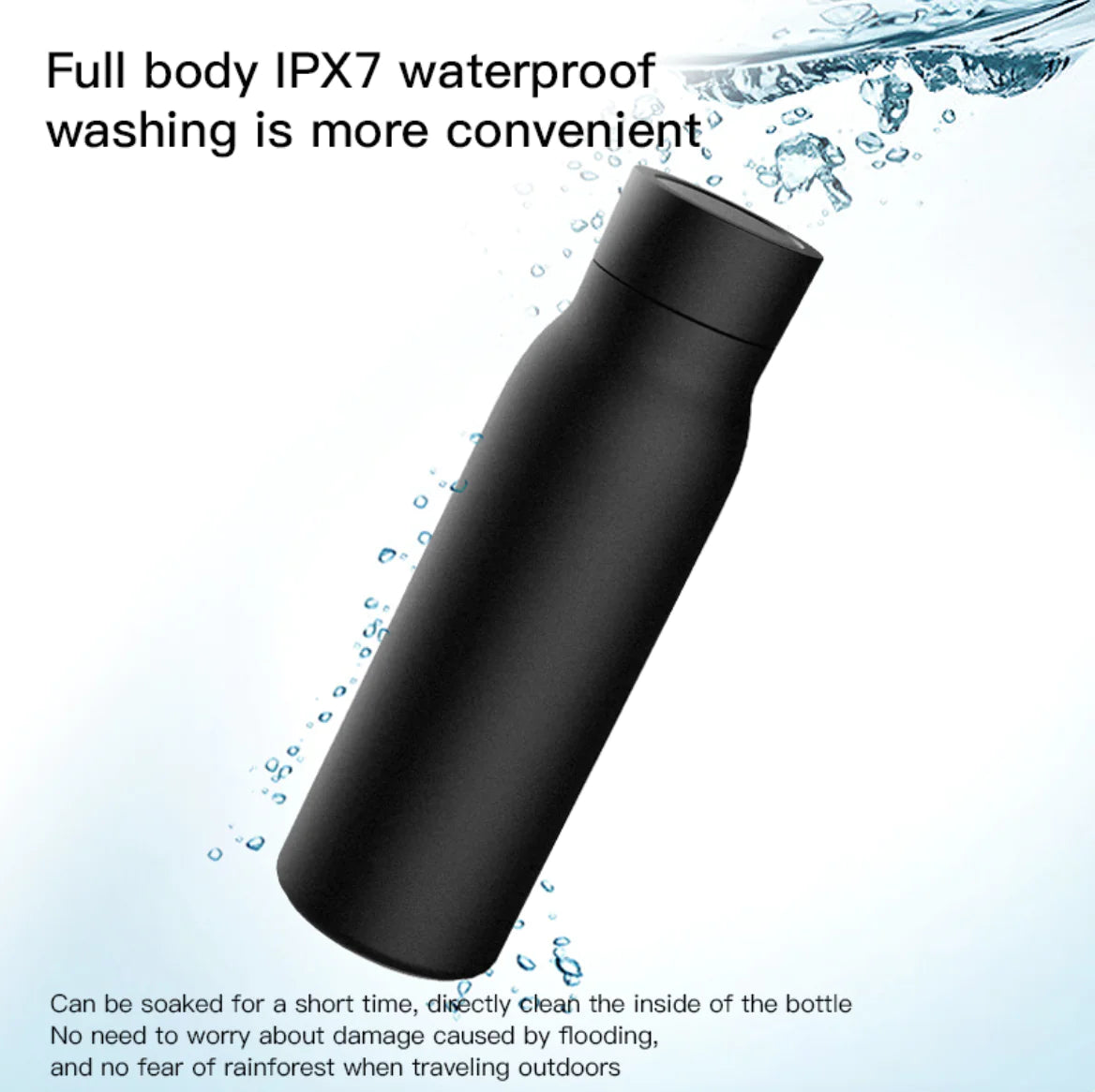 Smart Bluetooth Water Cup 600ML with Temperature Display and Tuya APP Compatibility