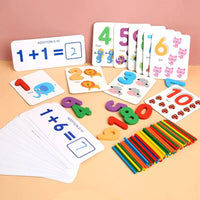 1 Set Wooden Number Alphabet Learning Cards™