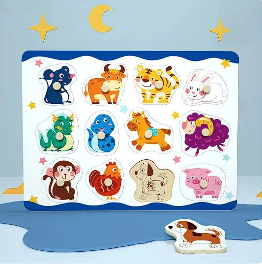 Montessori 3D Animal Puzzle Educational Toy